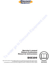 Discount Equipment Husqvarna DSS200 Manual De Instrucciones