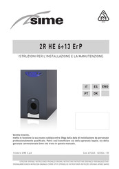 Sime 2R HE 6 ErP Manual Del Usuario