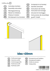 Radaway Idea KDJ Instrucciones De Ensamblaje