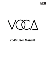 VOCA V543 Manual Del Usuario