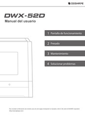 DGSHAPE DWX-52D Manual Del Usuario