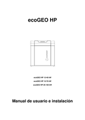 ECOFOREST ecoGEO HP 12-40 kW Manual De Usuario E Instalacion