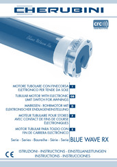 Cherubini BLUE WAVE RX Serie Manual De Instrucciones