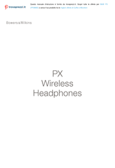 Bowers & Wilkins PX FP39683 Manual