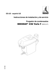 Beko BEKOMAT 32U Vario F Instrucciones De Instalación Y De Servicio