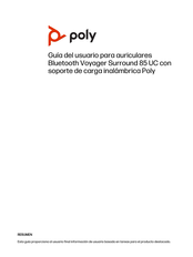 Poly Voyager Surround 85 UC Guia Del Usuario