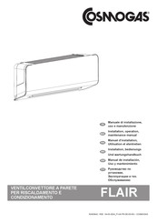 COSMOGAS FLAIR 4 Manual De Instalación, Uso Y Mantenimiento