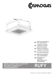 COSMOGAS RUFY 3 Manual De Instalación, Uso Y Mantenimiento