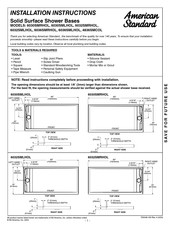 American Standard 6030SMLHOL Instrucciones De Instalación