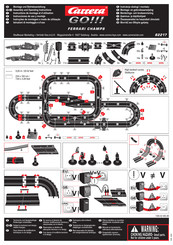 Carrera GO!!! FERRARI CHAMPS 62217 Instrucciones De Uso Y Montaje