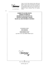 Bimar MDDP-30DEN1-QA3 Manual De Instrucciones