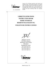 Bimar S119 Folleto De Instrucciones