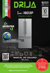 DRIJA Inox-18D3P Manual De Usuario