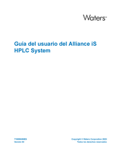 Water Alliance iS HPLC System Guia Del Usuario