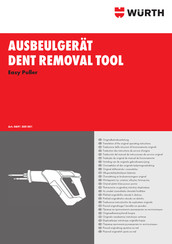 Würth Easy Puller Traducción Del Manual De Instrucciones De Servicio Original