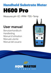 AquaMaster Tools H600 Pro Manual Del Usuario