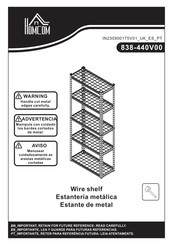 HOMCOM 838-440V00 Instrucciones De Montaje