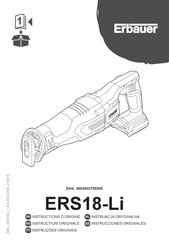 Erbauer ERS18-Li Instrucciones Originales