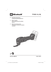EINHELL TP-MG 18 Li BL Manual De Instrucciones
