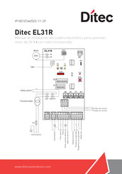 DITEC EL31R Manual De Instalación