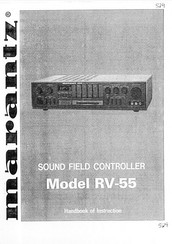 Marantz RV-55 Manual