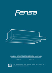 FENSA FG 7770 Manual De Instrucciones