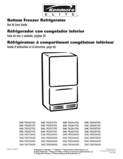 Kenmore ELITE 596.76252700 Guía De Uso Y Cuidado