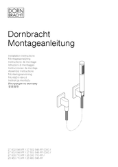 Dornbracht 27 808 710-FF Instrucciones De Montaje