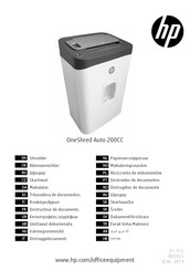 HP OneShred Auto 200CC Manual