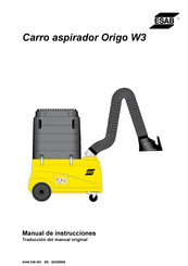 ESAB Origo Vac Cart W3 Manual De Instrucciones