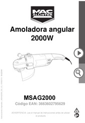 Mac allister MSAG2000 Manual Del Usuario