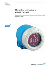 Endress+Hauser iTEMP TMT162 Manual De Instrucciones