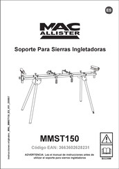 Mac allister MMST150 Manual Del Usuario