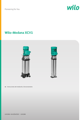 Wilo Wilo-Medana XCV1 Instrucciones De Instalación Y Funcionamiento
