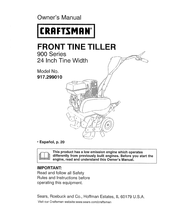 Craftsman 917.299010 Manual Del Usuario