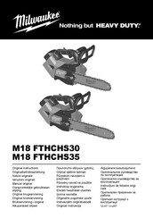 Milwaukee M18 FTHCHS35 Manual Original