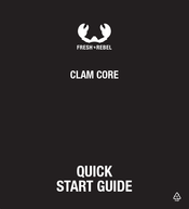 FRESH'N REBEL CLAM CORE Guia De Inicio Rapido