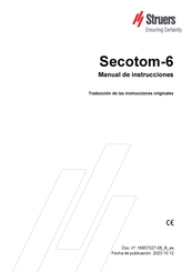 Struers Secotom-6 Manual De Instrucciones