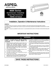 ASPEQ NEMA 4X Instrucciones De Instalación, Operación Y Mantenimiento