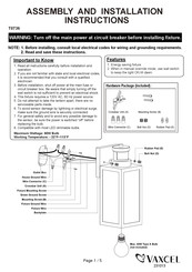 Vaxcel T0736 Manual De Ensamblaje E Instalación