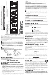 DeWalt DCB1104 Manual De Instrucciones