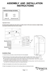 Vaxcel T0725 Manual De Ensamblaje E Instalación