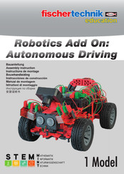 fischertechnik Robotics Add On: Autonomous Driving 1 Instrucciones De Construcción