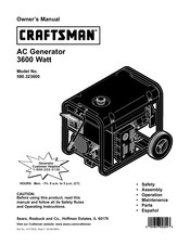 Craftsman 580.323600 Manual Del Operador