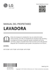 LG WT16 SBP Serie Manual Del Propietário