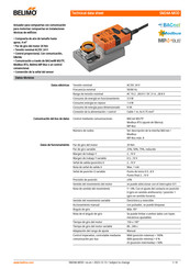 Belimo SM24A-MOD Ficha Técnica