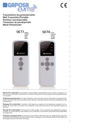 GAPOSA EMITTO QCT1 Manual Del Usuario