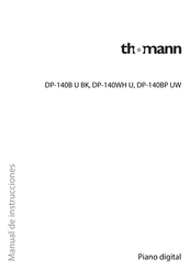 thomann DP-140WH U Manual De Instrucciones