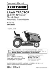 Craftsman 917.28934 Manual Del Operador