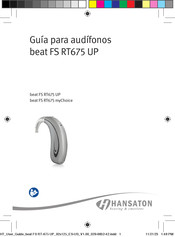 Hansaton beat FS 7-RT675 UP Guia